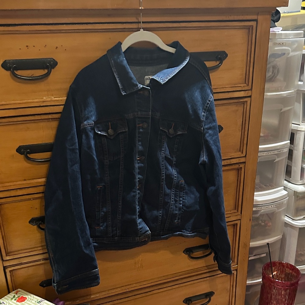 Old Navy Dark Blue Jean Jacket